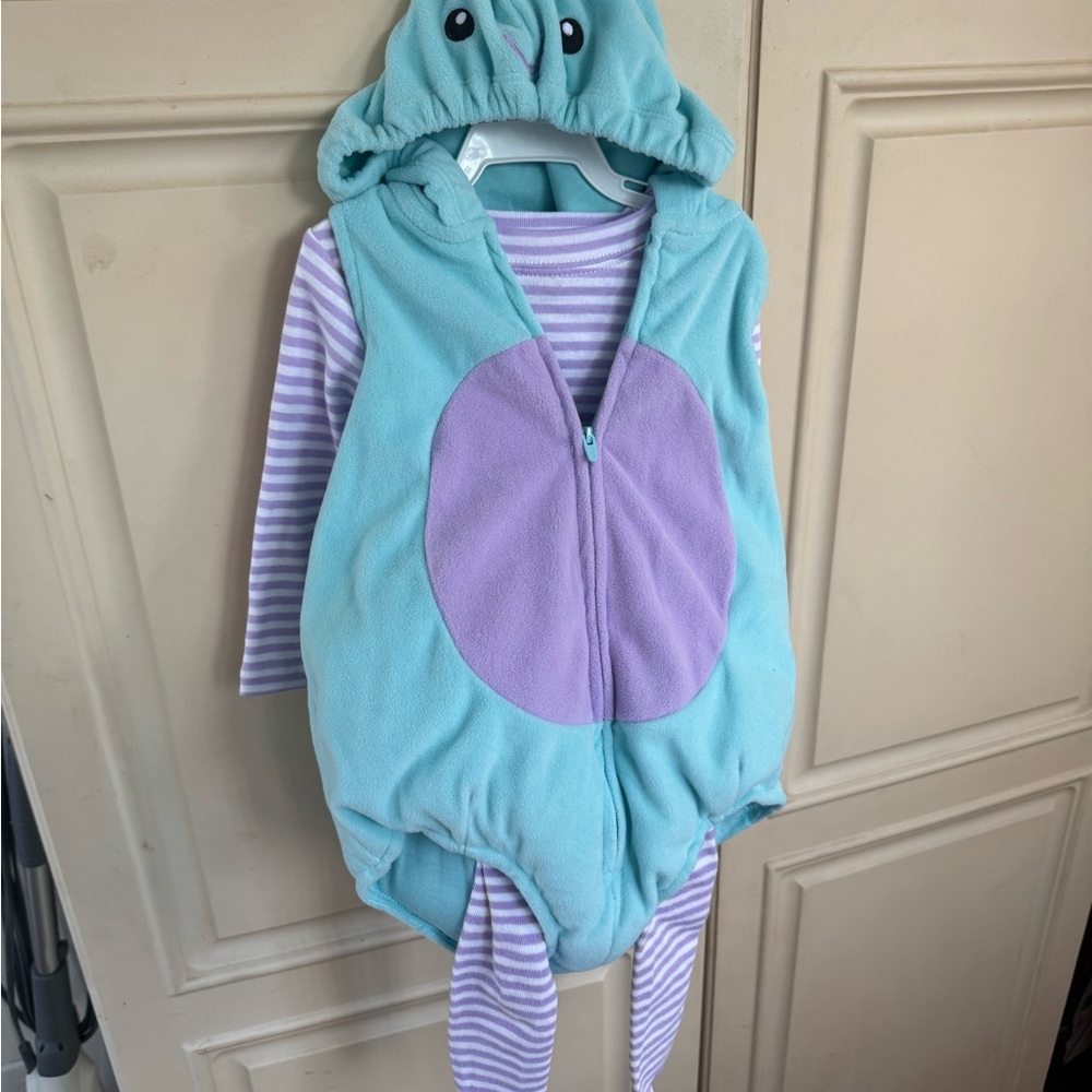 Carter's Teal and Lavender Dinosaur Costume